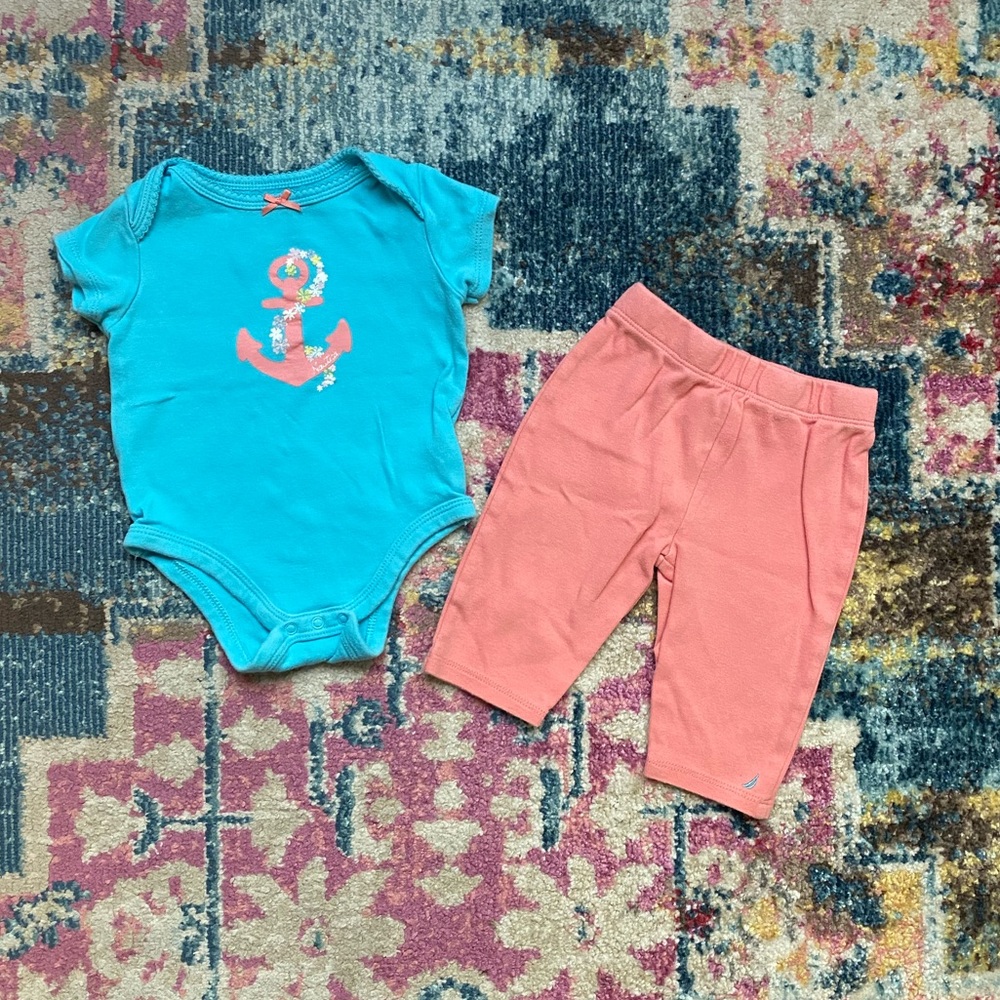 🧁 5/$20 Nautica | 3-6 Month Outfit